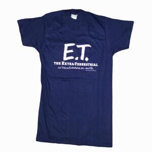 Vintage 1982 ET THE EXTRA-TERRESTRIAL FILM Cast and Crew Tee